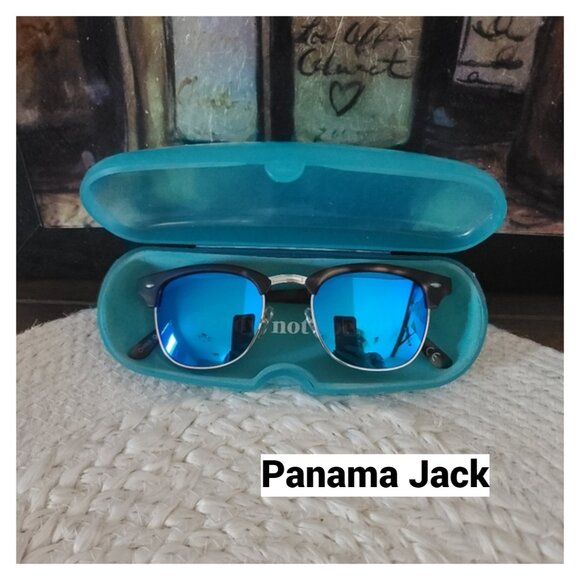Panama Jack Blue Lens Sunglasses - Picture 1 of 11